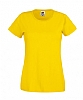 Camiseta Original Lady Fit Fruit Of The Loom - Color Amarillo